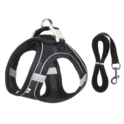 Dog Safety Harness Reflective Breathable Adjustable Pet Vest