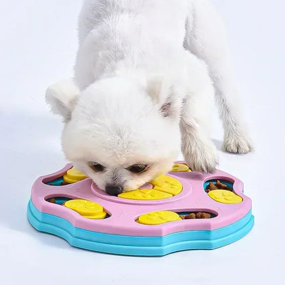 Dog Puzzle Toys Slow Feeder Interactive IQ Training Bowl