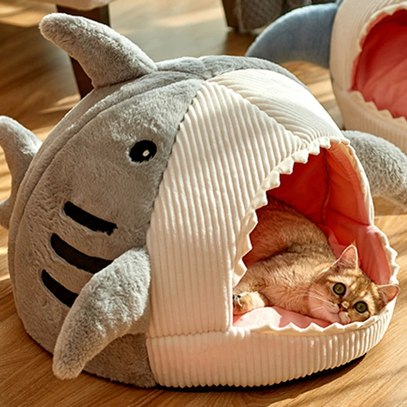 Winter Warm Cat Bed Portable Pet Cushion Kitten Basket House
