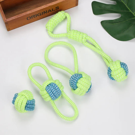 Dog Rope Toys For Large And Small Dogs Interactive Cotton Chew Toy