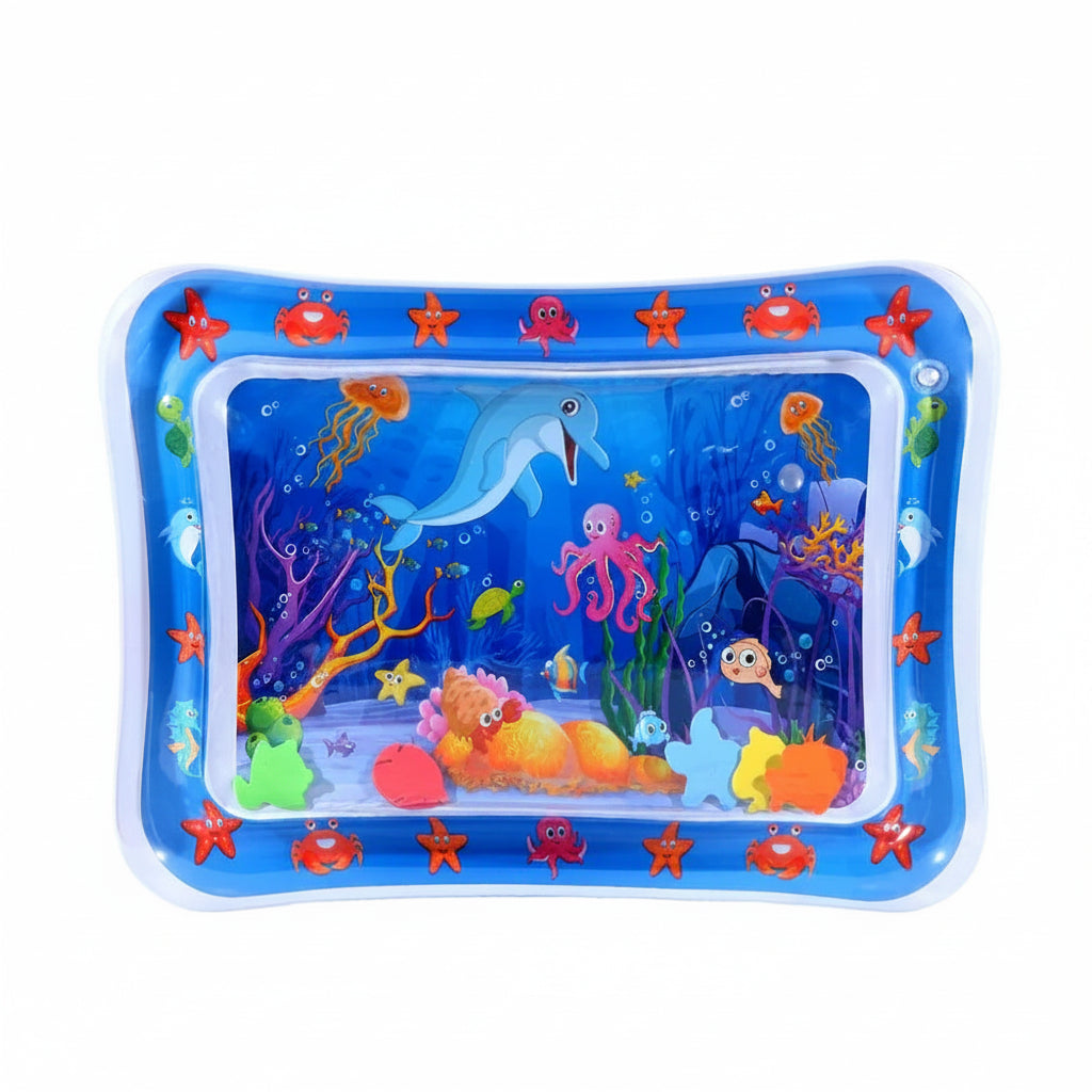 Water Sensory Play Mat - Thickened Inflatable Pet Playmat Ocean Theme
