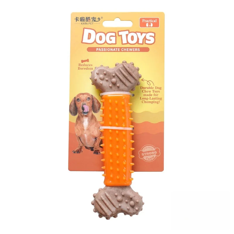 Durable Dog Chew Toy - Bite Resistant Bone Shape For All Dog Sizes