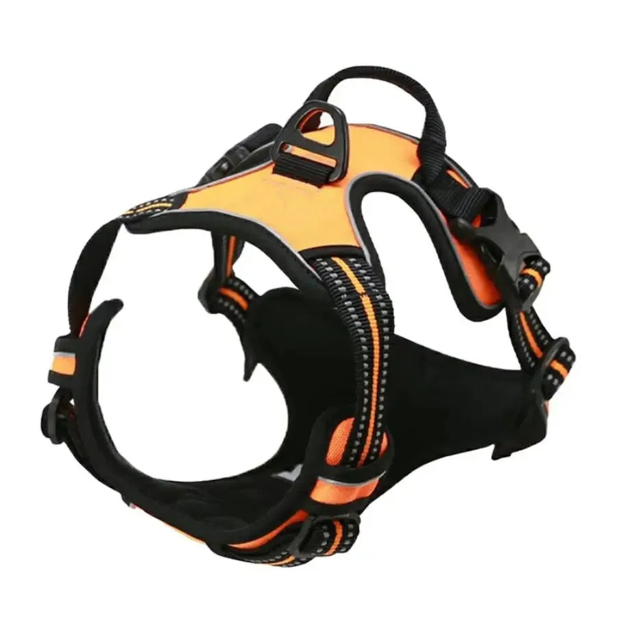 Dog Harness Vest Set With Collar And Leash For All Size Dogs
