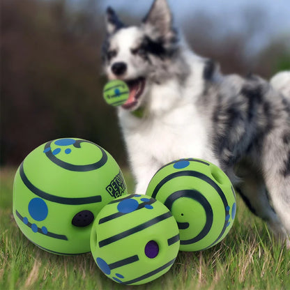 Dog Wobble Wag Giggle Ball - Interactive Sound Toy For All Dogs