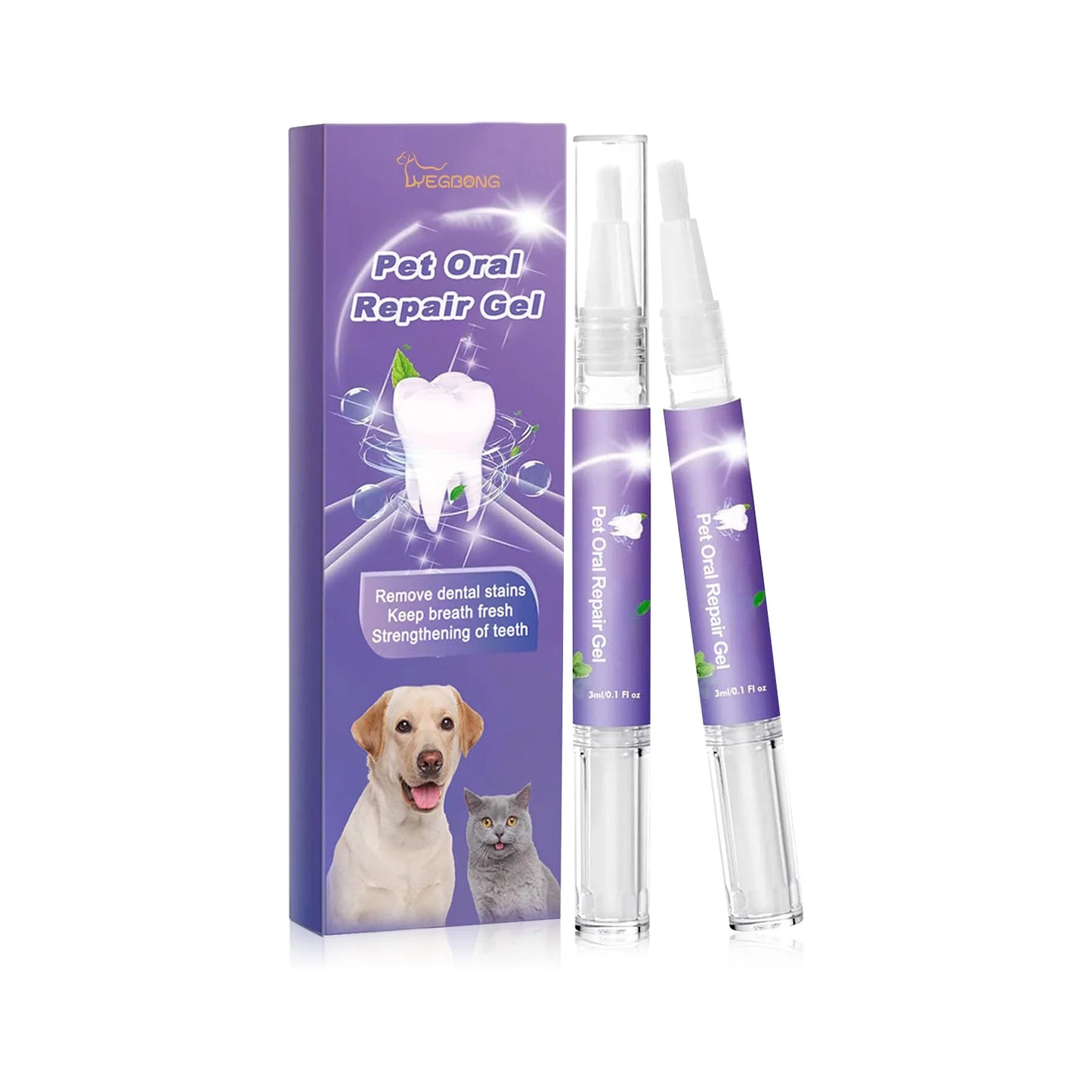 Pet Oral Repair Gel - Tartar Removal & Teeth Whitening For Dogs