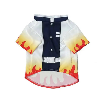 Halloween Pet Cosplay Rengoku Costume For Cats And Dogs