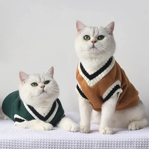 Cat Dog Sweater Winter Pet Clothes For Small Dogs And Cats