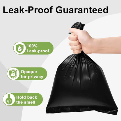 Dog Poop Bags With Dispenser - Leak Proof Pet Waste Bags