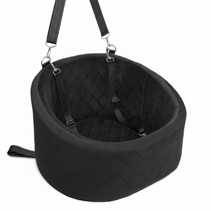 Dog Car Seat With Safety Leashes - Non-Slip Washable Pet Travel