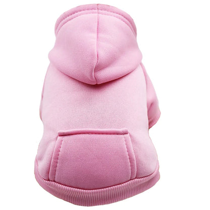 Winter Dog Hoodie For Small Medium Dogs Warm Pet Coat Jacket