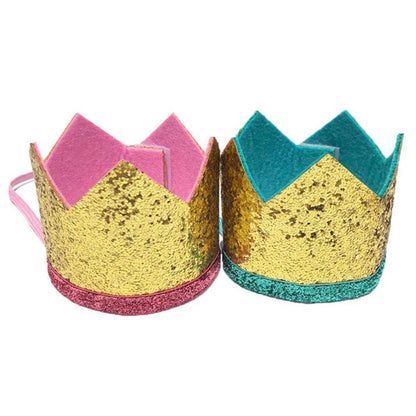 Pet Birthday Hat And Bib Set - Cute Triangle Scarf Costume
