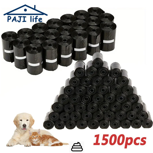 Dog Poop Bags With Dispenser - Leak Proof Pet Waste Bags
