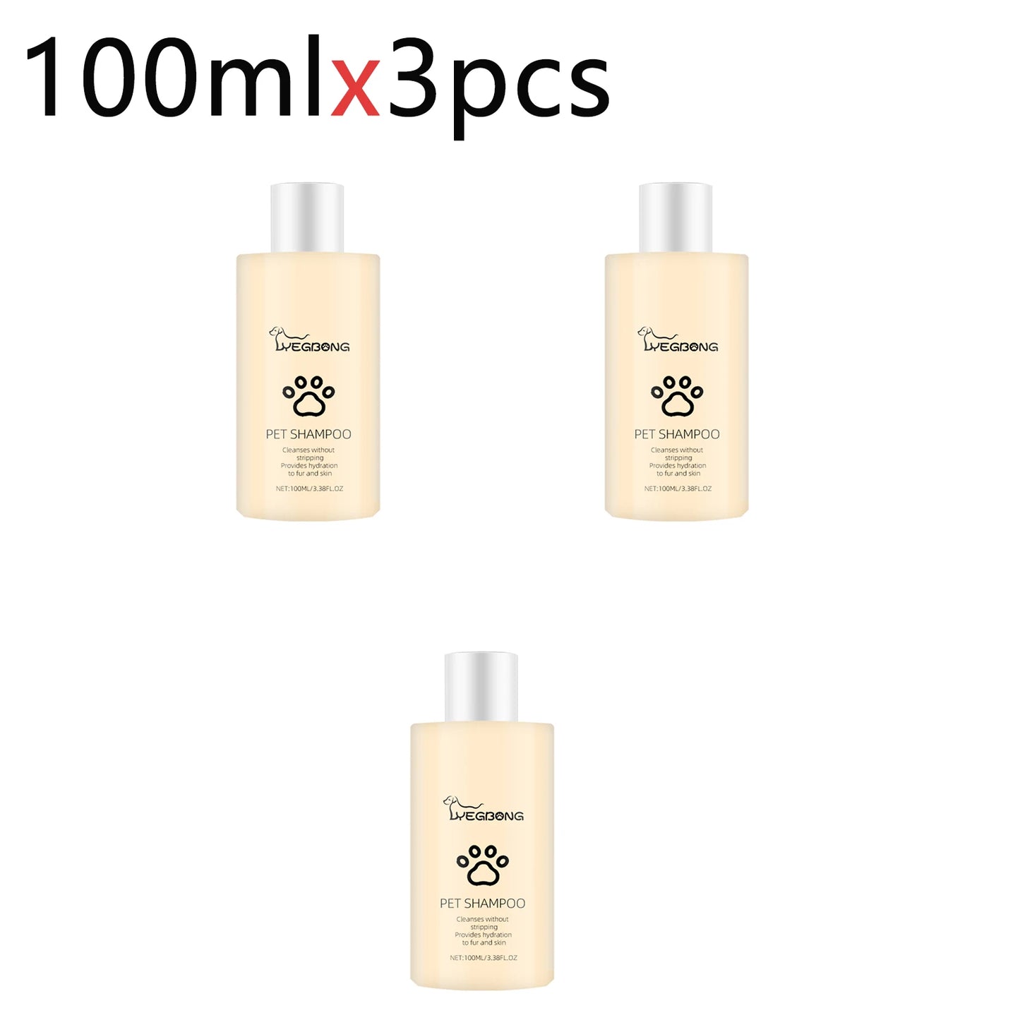 Pet Dog Shampoo for Soft Hair Flea Removal and Itch Relief