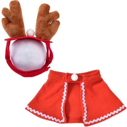 Pet Christmas Cloak Set For Dogs And Cats Holiday Costume