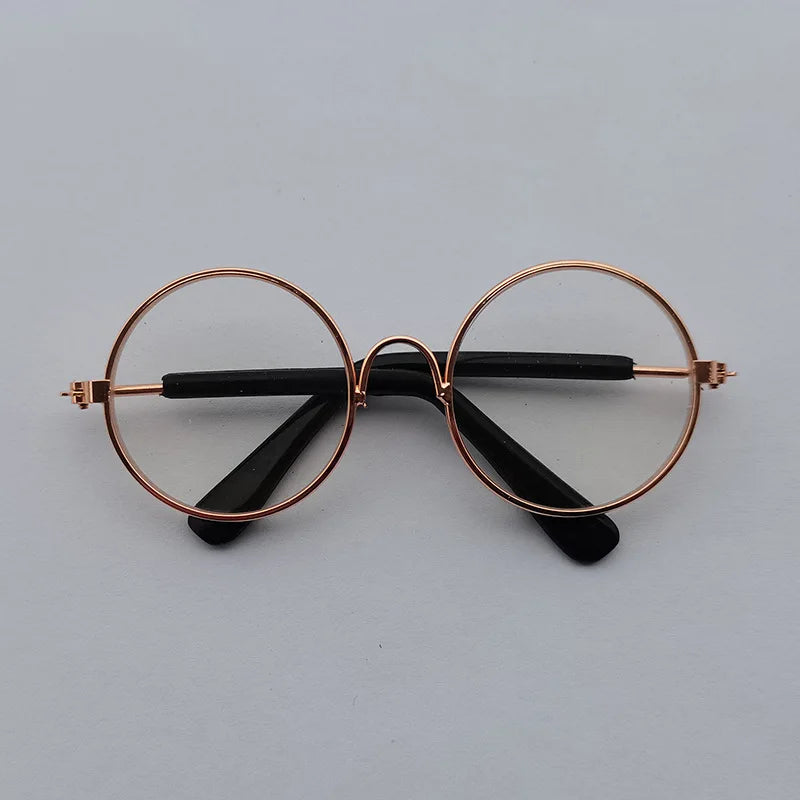 Vintage Round Cat Sunglasses For Small Dogs And Cats Photo Props