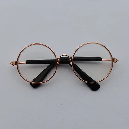 Vintage Round Cat Sunglasses For Small Dogs And Cats Photo Props