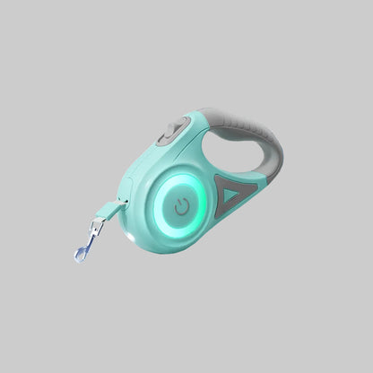 LED Retractable Dog Leash With Light For Small Medium Large Dogs