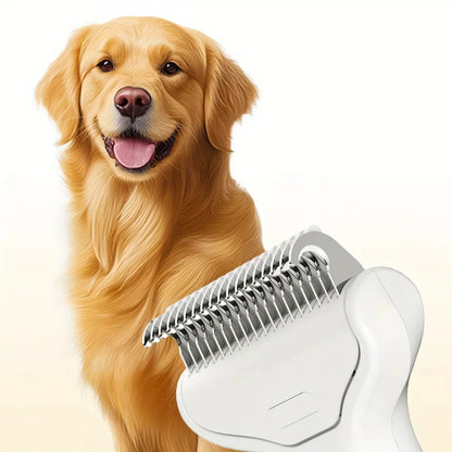 Stainless Steel Dog Hair Removal Brush - Professional Pet Grooming Tool