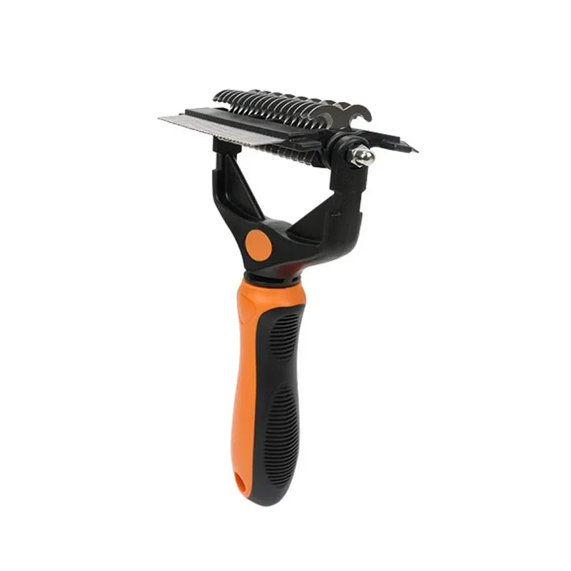 3 In 1 Pet Deshedding Brush - Dog Hair Remover & Grooming Tool
