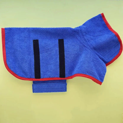 Premium Dog Bathrobe Absorbent Quick Drying Bath Towel For All Sizes
