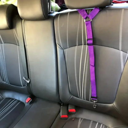 Pet Dog Cat Car Seat Belt Safety Restraint Adjustable Headrest