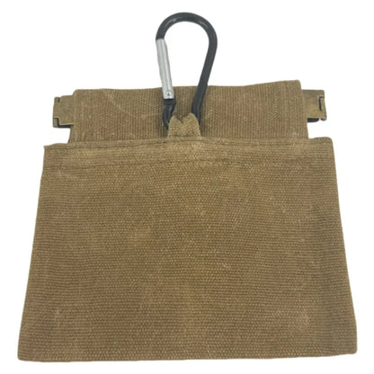 Portable Dog Food Storage Bag Canvas Pet Snack Carrier