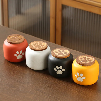 Ceramic Pet Urn Moisture-Proof Ash Box For Cats Dogs Birds
