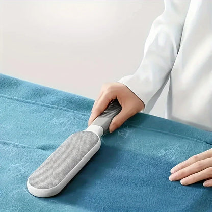 Double-Sided Pet Hair Remover Manual Electrostatic Lint Brush