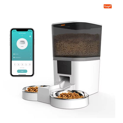 Smart Automatic Pet Feeder With Camera For Dogs And Cats