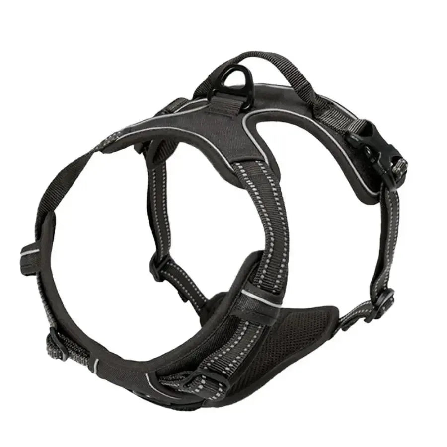 Dog Harness Vest Set With Collar And Leash For All Size Dogs