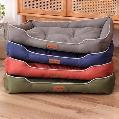Waterproof Dog Bed Oxford Fabric Square Pet Mat All Seasons