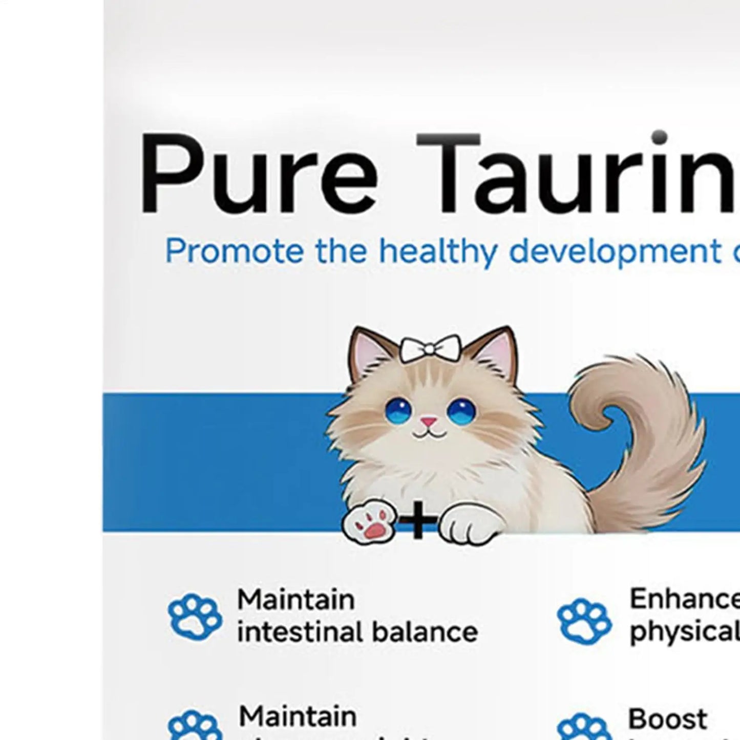 Cats Taurine Powder For Heart Health And Vision Support