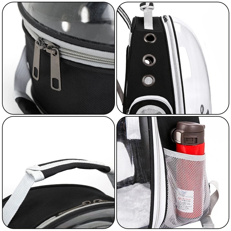 Pet Carrier Backpack - Breathable Transparent Space Capsule Bag