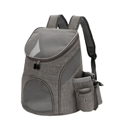 Summer Mesh Pet Dog Backpack - Breathable Travel Carrier for Small Dogs