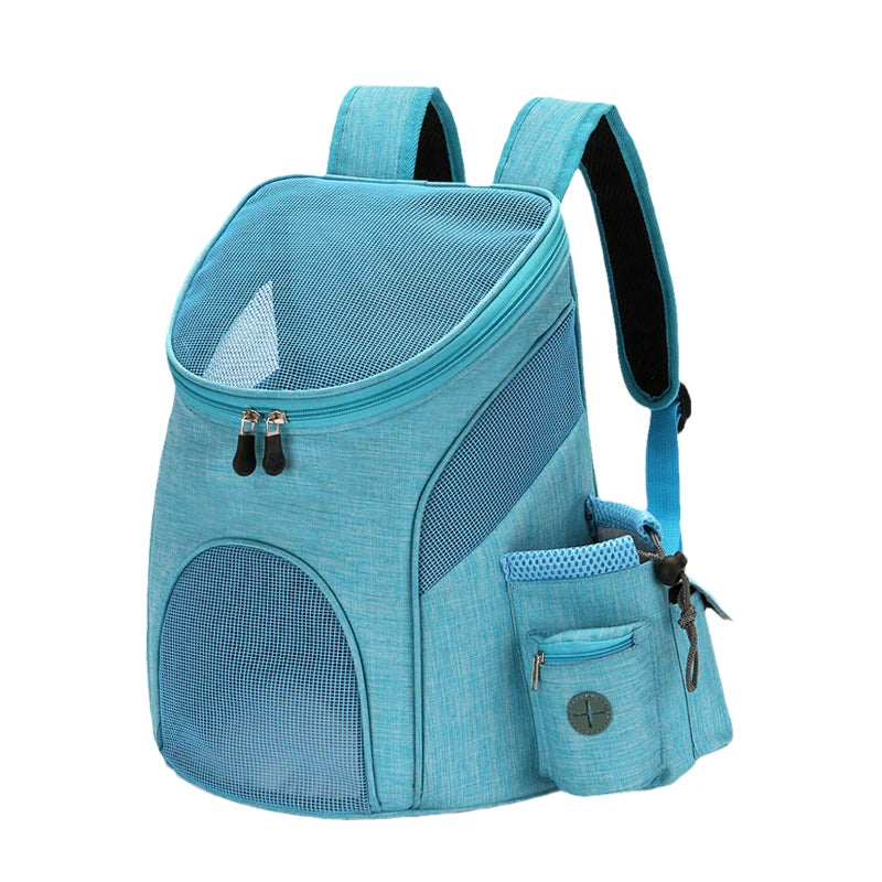 Summer Mesh Pet Dog Backpack - Breathable Travel Carrier for Small Dogs